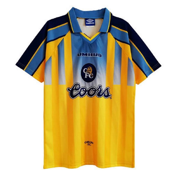 Tailandia Camiseta Chelsea Segunda equipo Retro 1995 1996 Amarillo